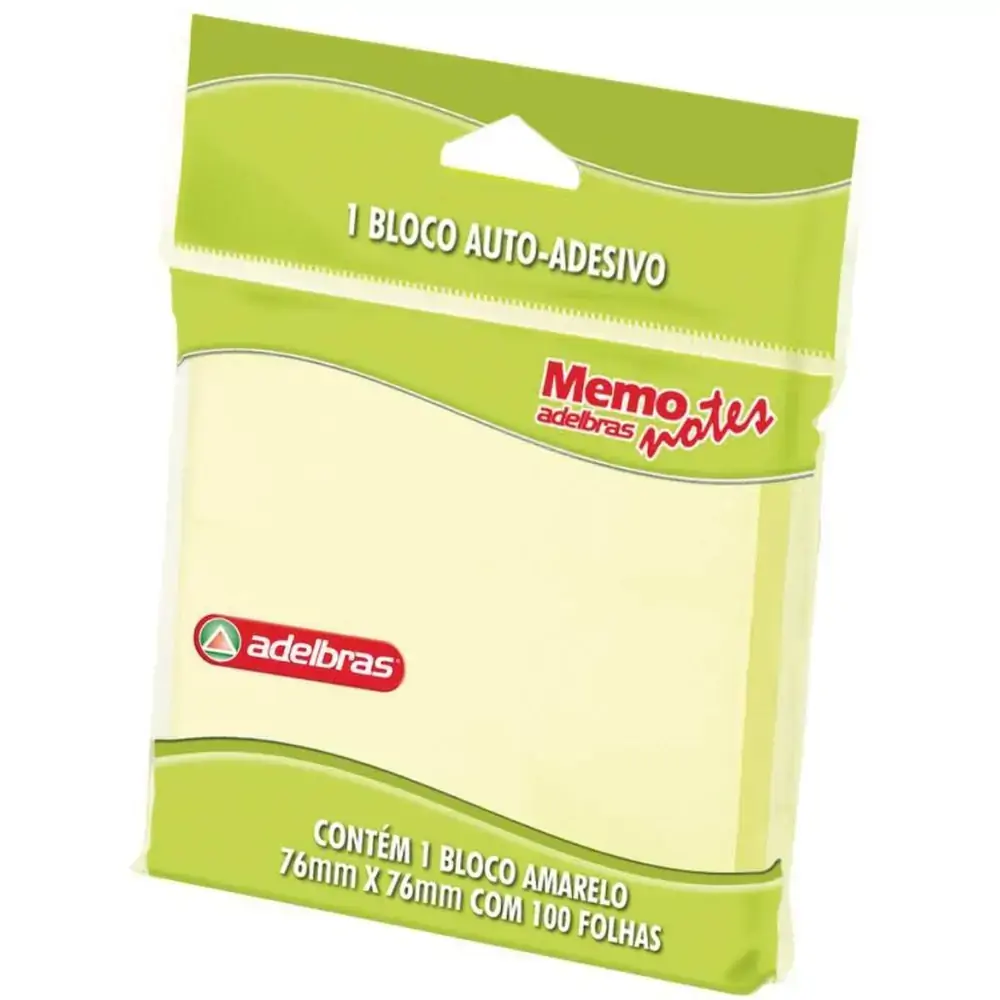 Post It Amarelo C/100 Adelbras