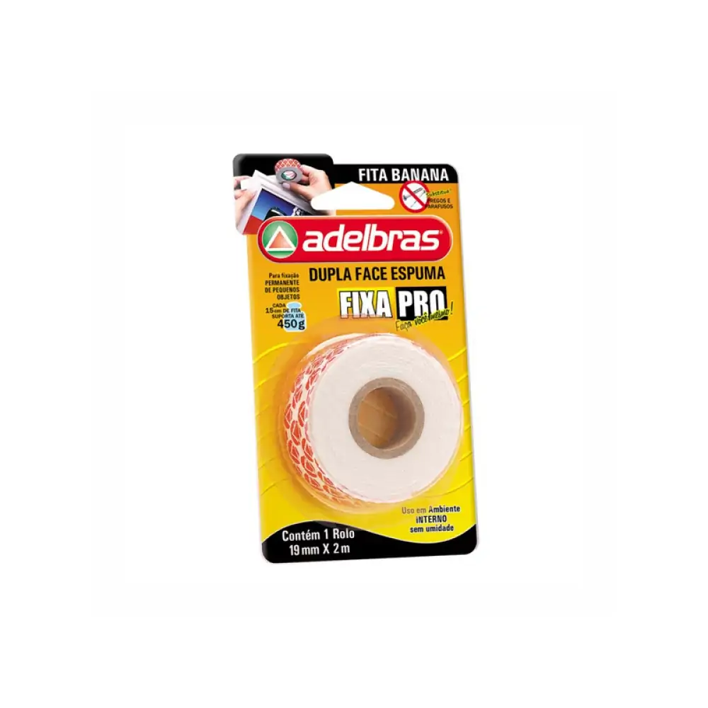 Fita Dupla Face Cespuma 19mm X2,0m Aldebras