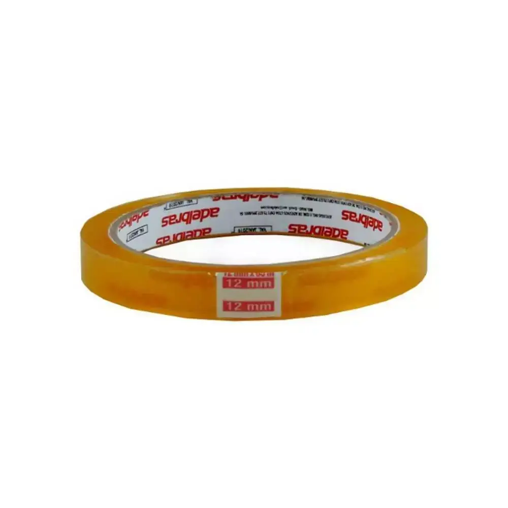 FITA ADESIVA TRANSPARENTE 12MMX50M ADELBRAS