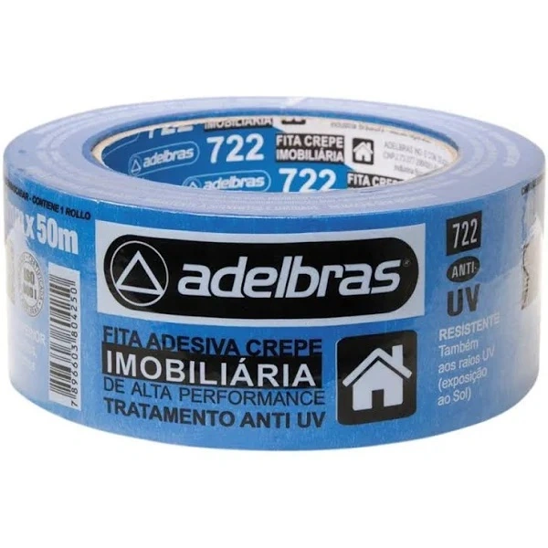 Fita Crepe Azul Adelbras 722 48x50