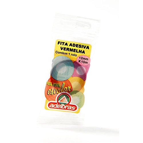 Fita Adesiva Adelbras Vermelha