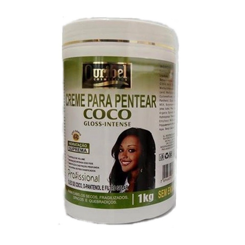 Ouribel Creme p/ Pentear 1kG Coco Gloss Intense