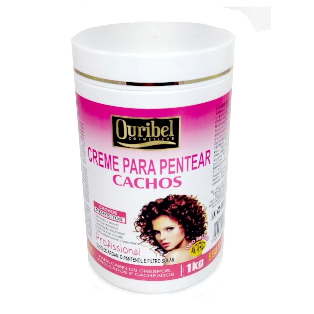 Ouribel Creme para Pentear 1kG Cachos