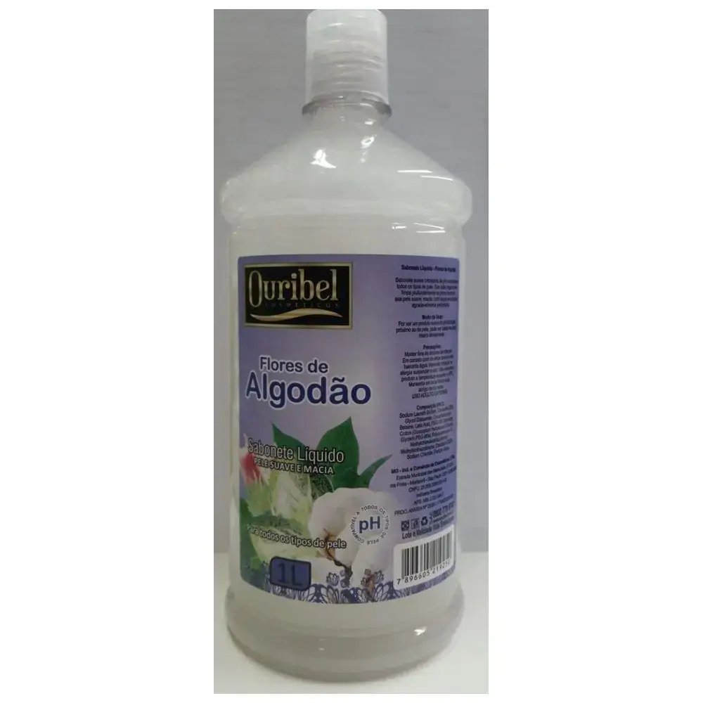 Sabonete Liquido/espuma Ouribel Flores De Algodao 1l
