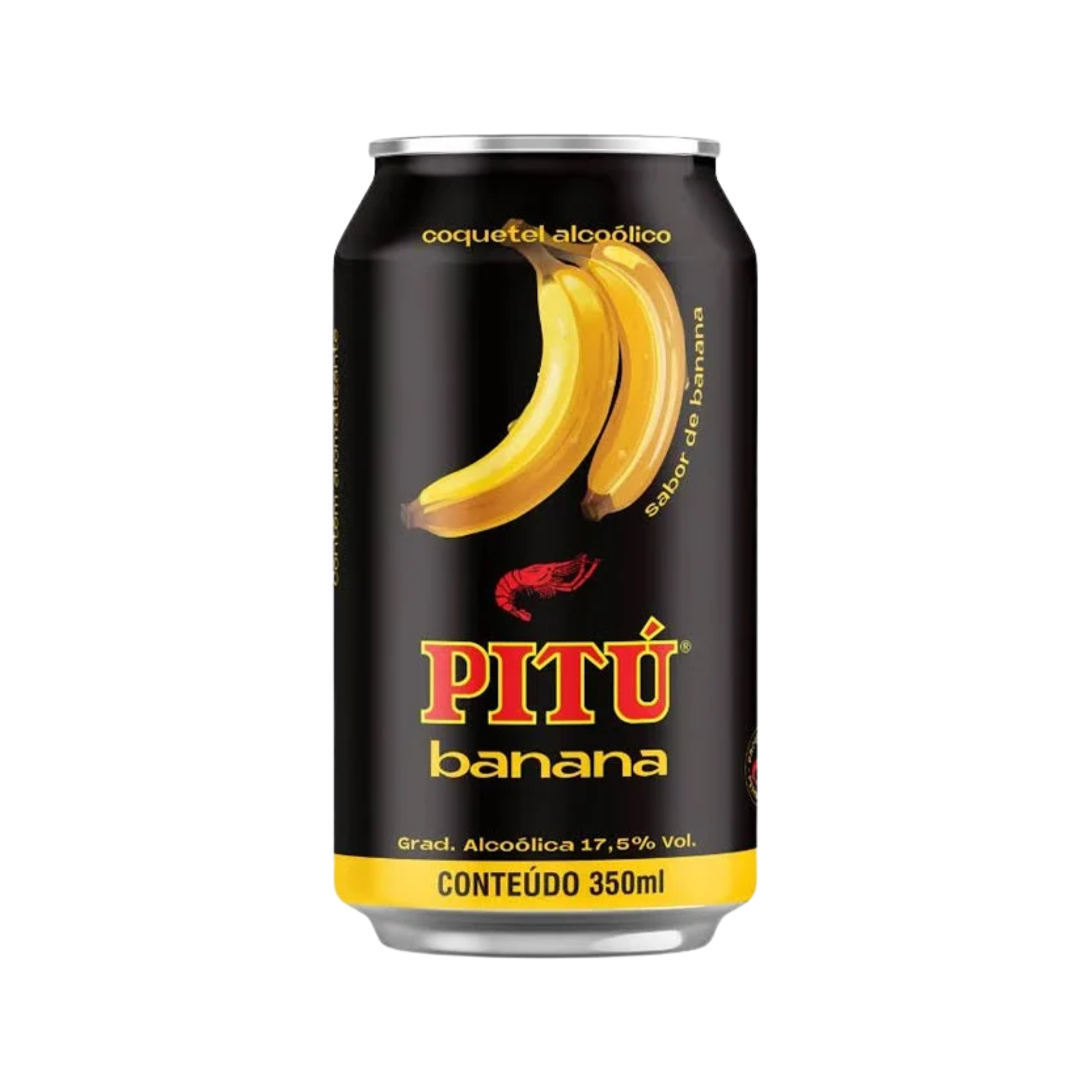 Aguard Pitu 350ml Banana Lata