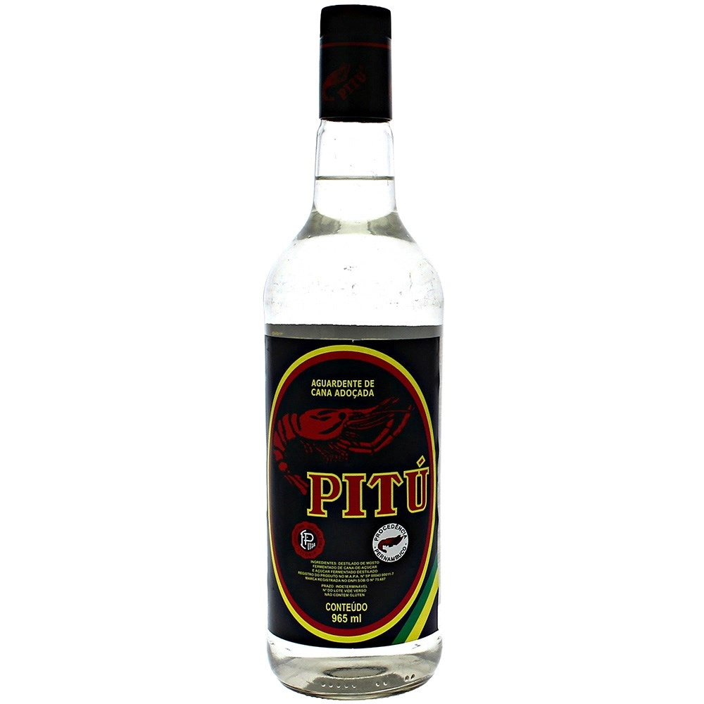 Pitu Aguardente|970|cachaca | Bebida. Aguardente Pitu C/casco 1