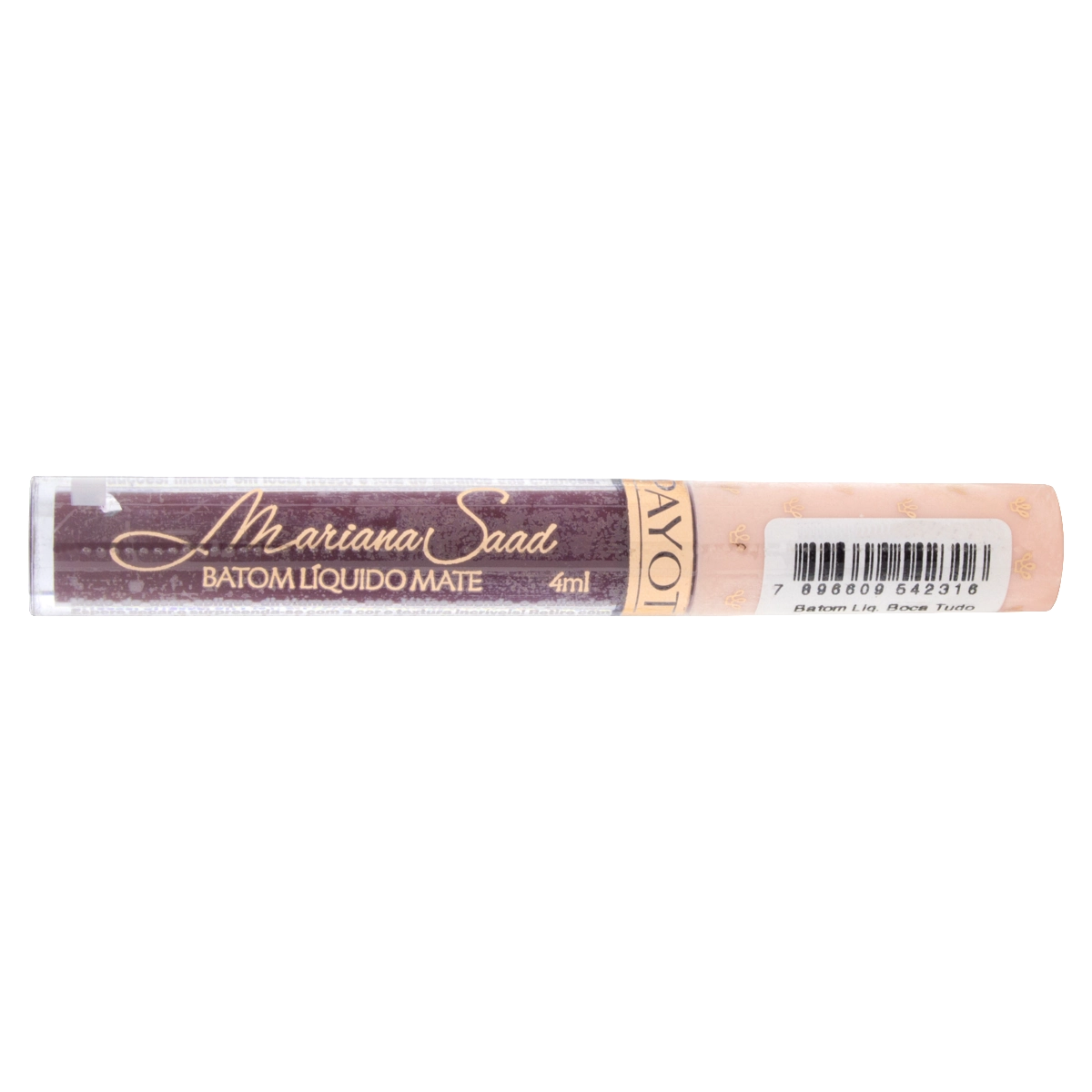 Batom Líquido Matte Boca Tudo Payot Mariana Saad 4ml