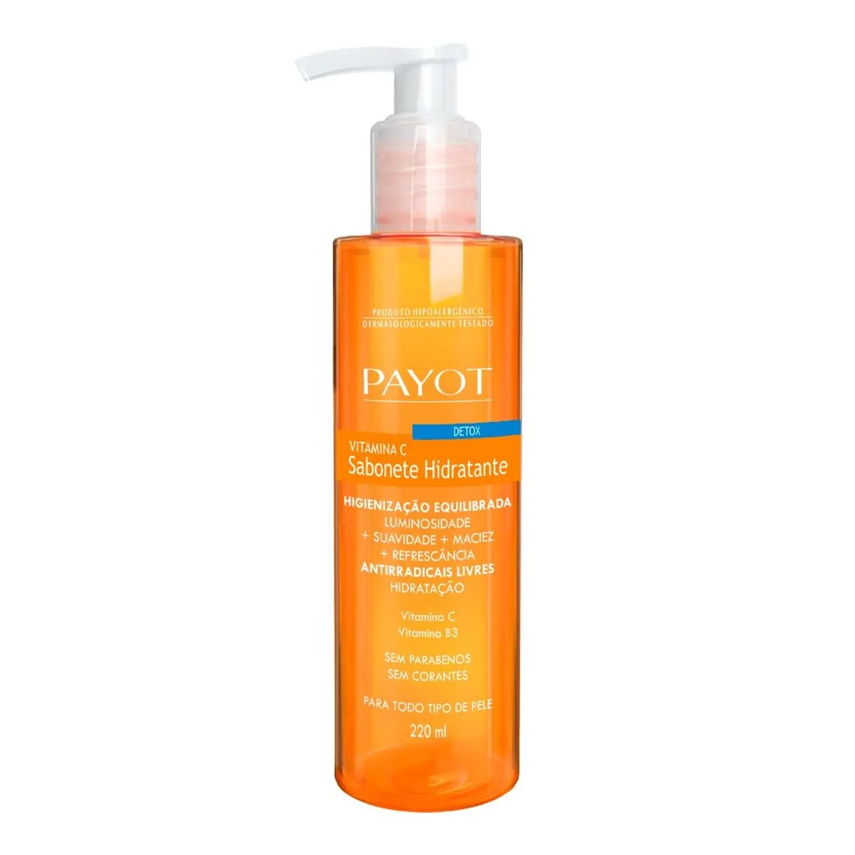 Sabonete Hidratante Detox Vitamina C Payot com 220 ml