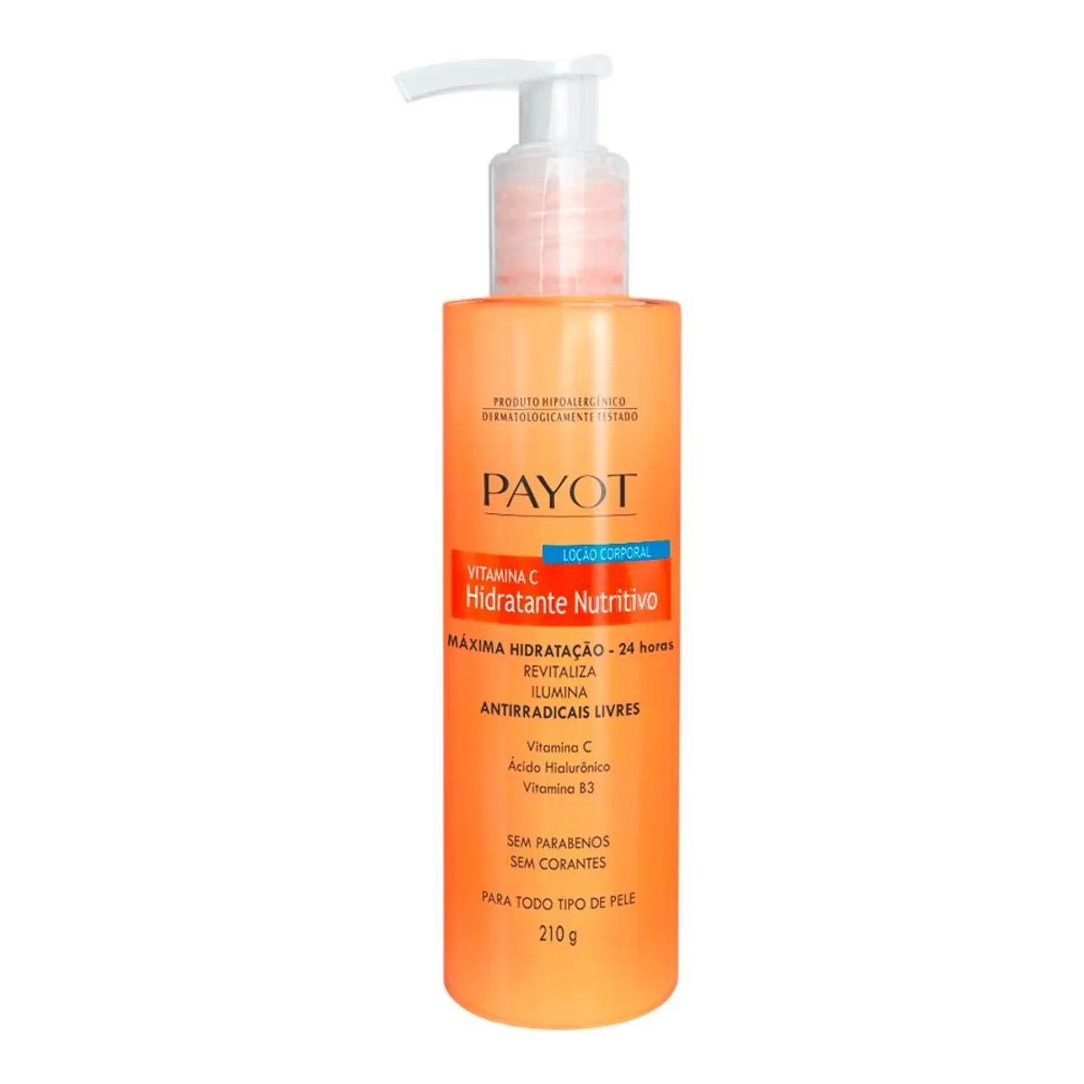 Payot Vitamina C Nutritivo Loção Hidratante Corporal com 210 g