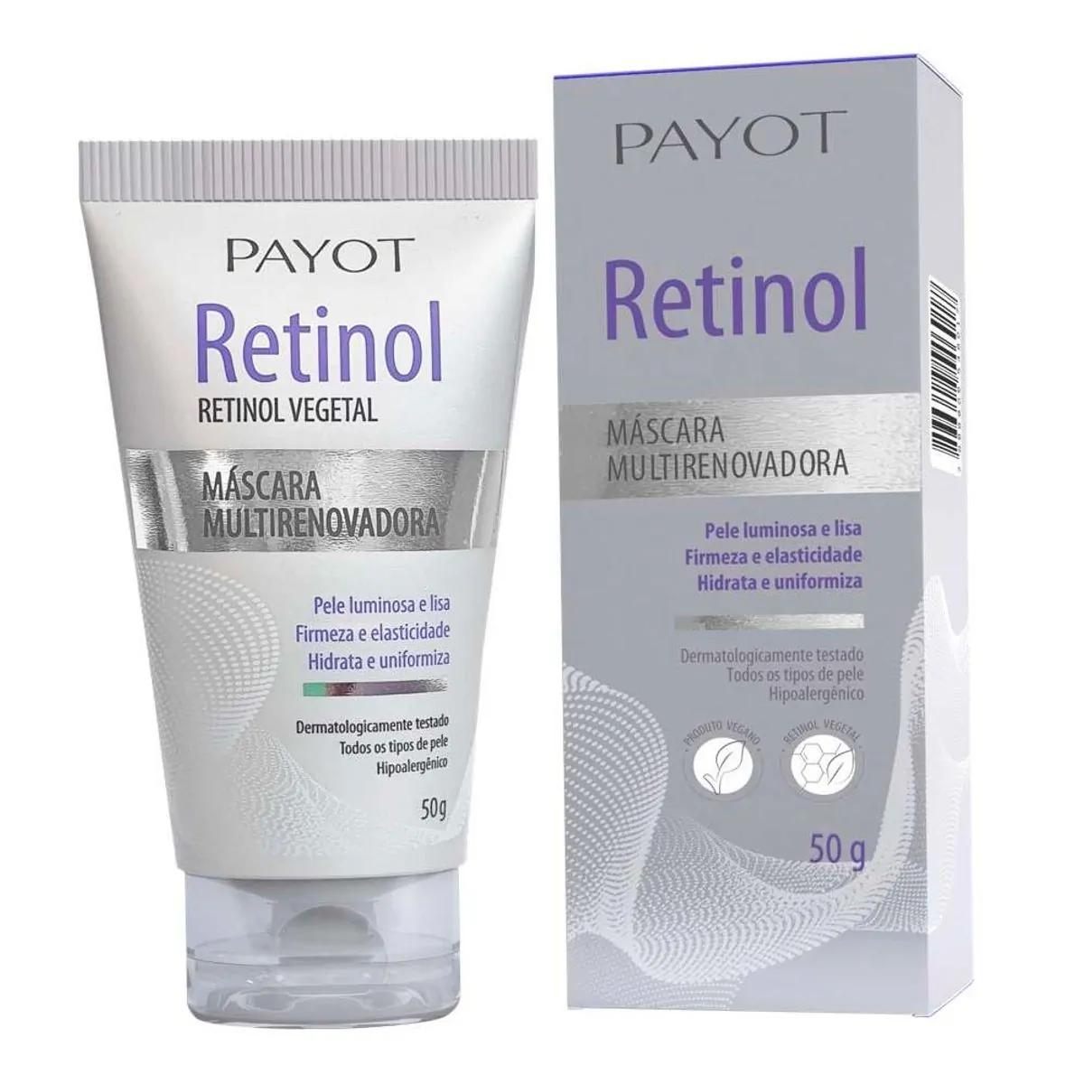 Máscara Multirenovadora Facial Payot Retinol Vegetal 50 g