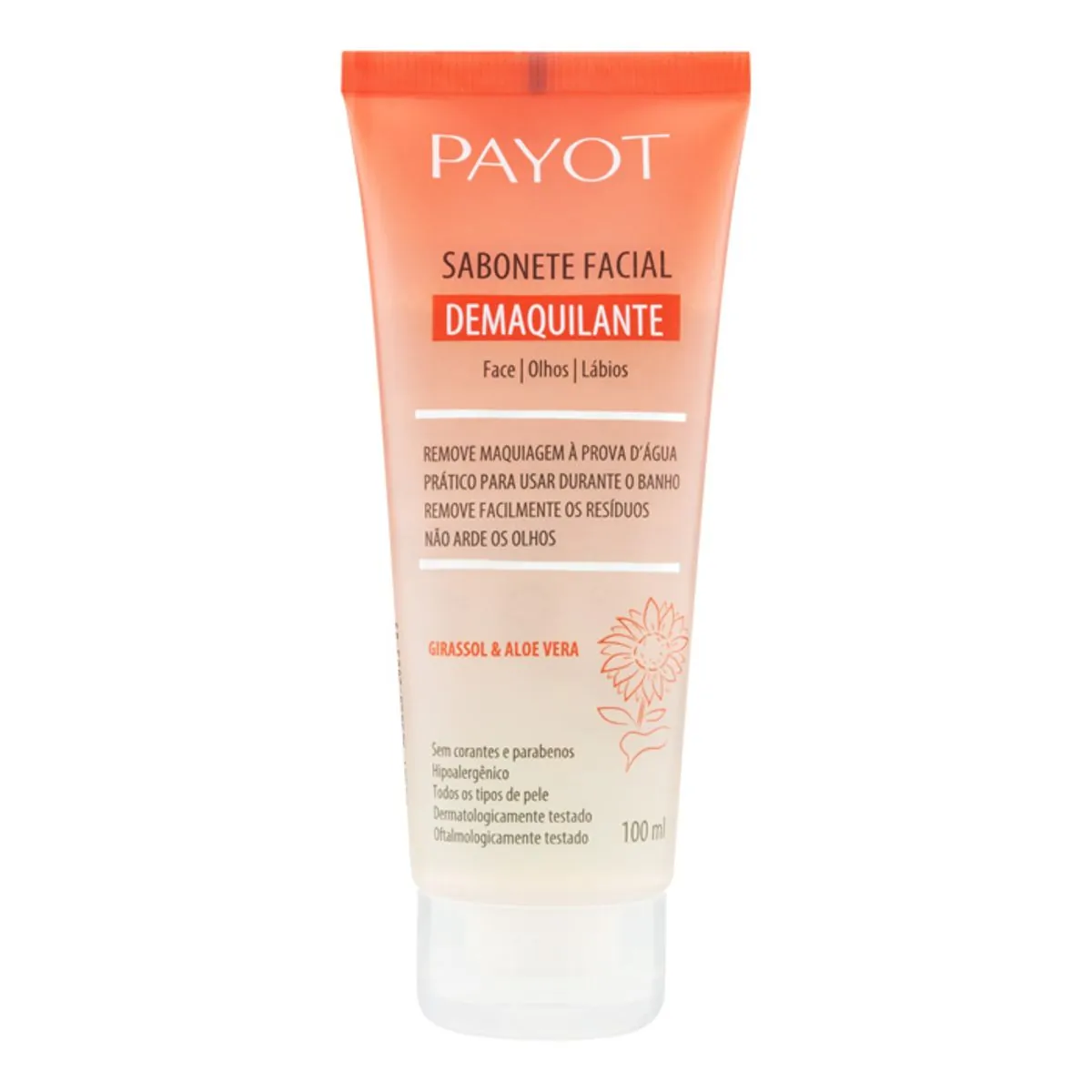 Sabonete Líquido Demaquilante Facial Payot Bisnaga 100ml