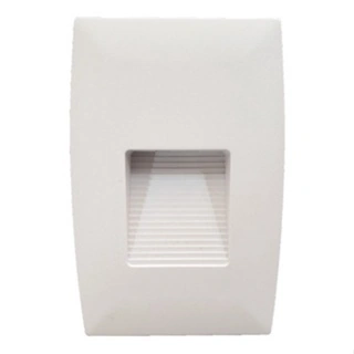 Balizador Embutir Led 4x2 2w 3000k Parede Muro Escada Bivolt Branco