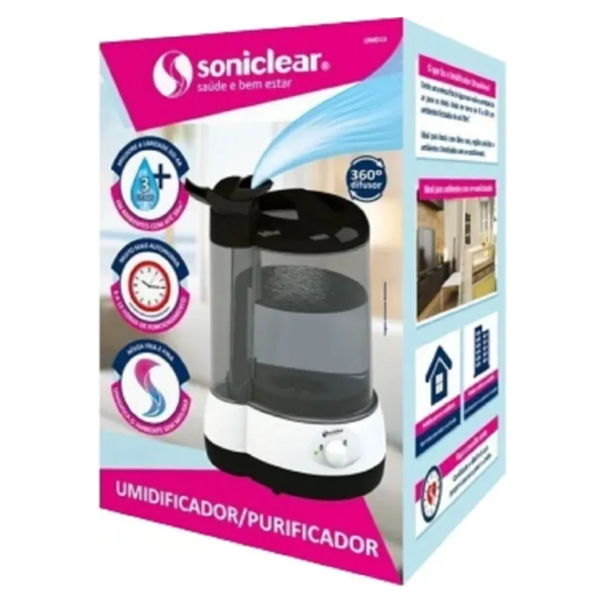 Umidificador Soniclear UMD-13 3 Litros