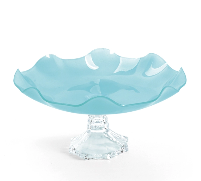 Prato Decor Glass Fundo C/pe Vidro Colours Grande