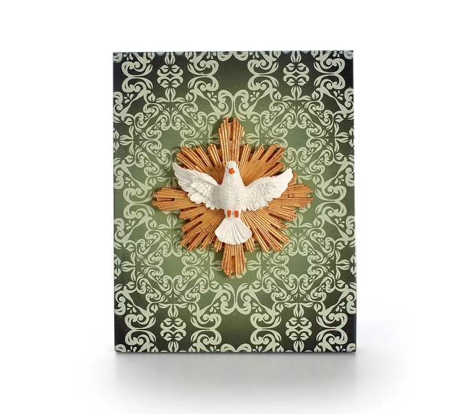 Quadro Decor Glass Metal 38cm Espirito Santo