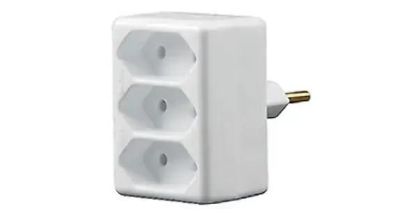 Pino Adaptador 3 Saídas Com Terra 10a Nedo 250v