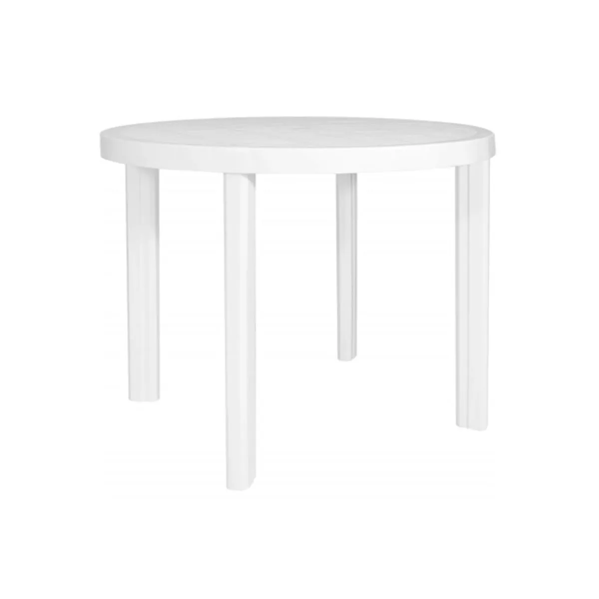 Mesa Redonda Garden Life Guinea Branca 90cm
