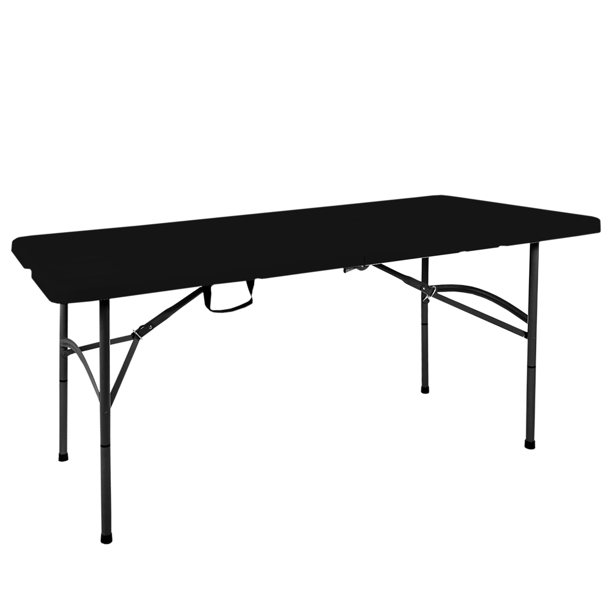 Mesa Dobrável Preta Buffet Gardenlife