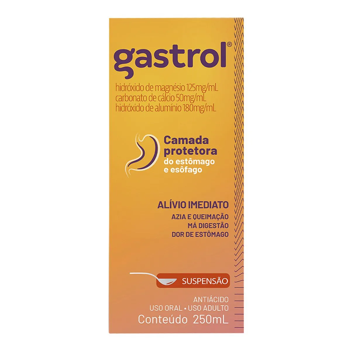 Antiacido Suspensão Gastrol 250ml