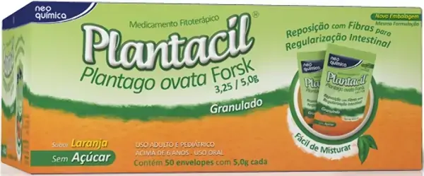 Plantacil Sabor Laranja 3,/g 50 Envelopes 5 G Luper Similar