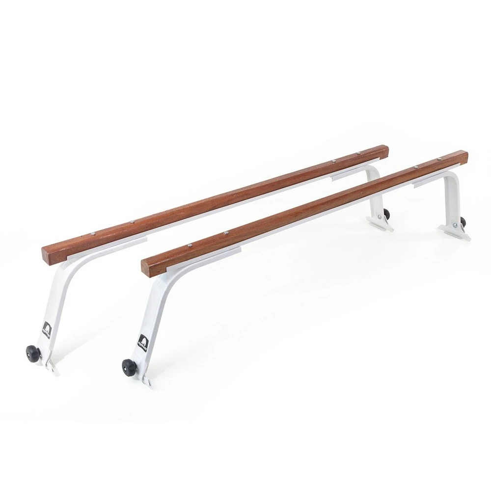Rack de Teto Aço Carbono Madeira Branco - EQMAX 9119