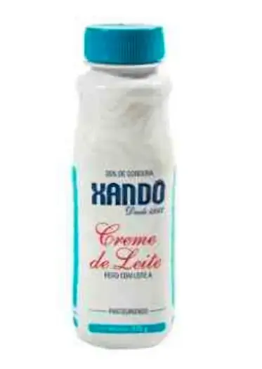 Creme De Leite Pasteurizado Xandô Frasco 275g