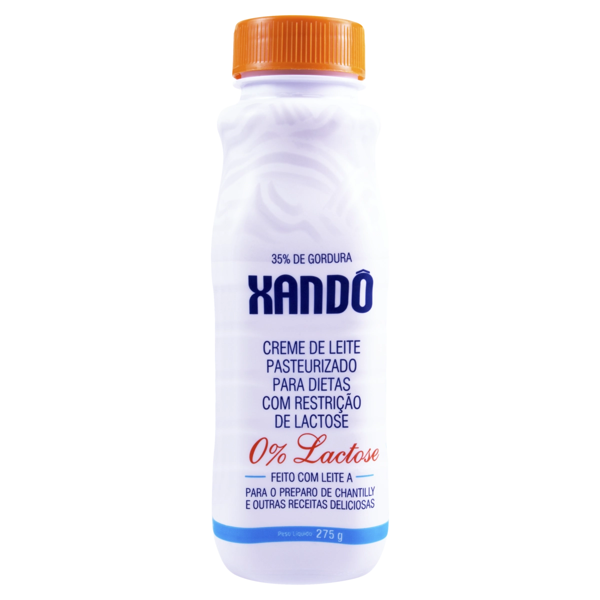 Creme De Leite Pasteurizado Zero Lactose Xandô Garrafa 275g