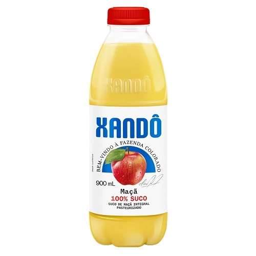 Suco Integral Maçã Xandô Garrafa 900ml