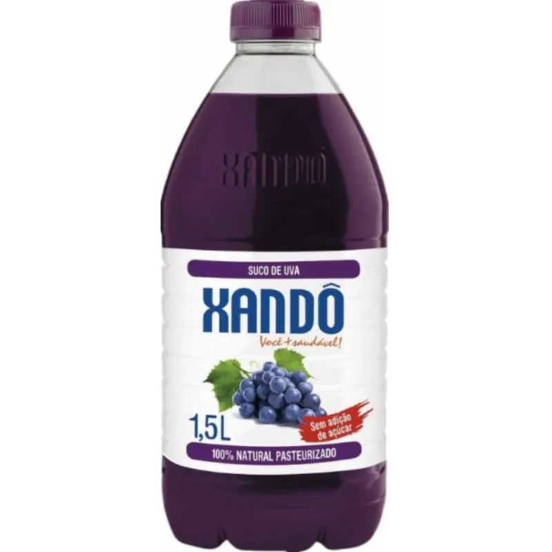 Suco Refrigerado Integral Uva Xandô 1,5L