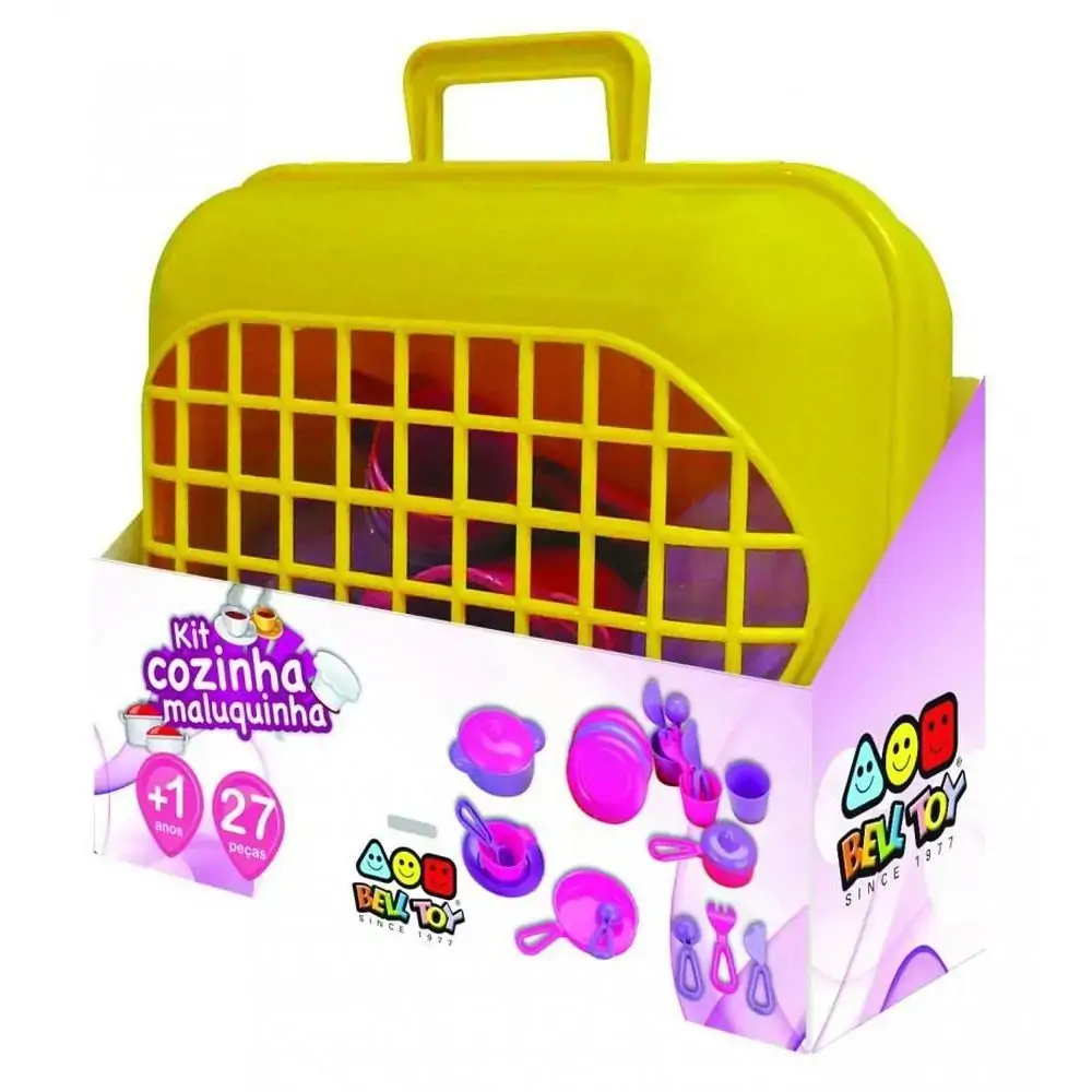 Brinquedo Kit Maleta Cozinha Maluquinha