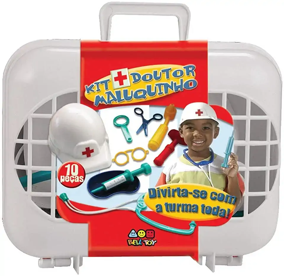 Brinquedo Kit Maleta Doutor Maluquinho