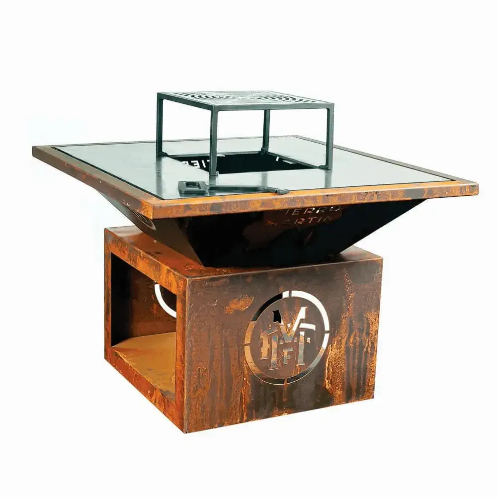 Churrasqueira Gourmet Estação Ran Aço Corten Martin Fierro