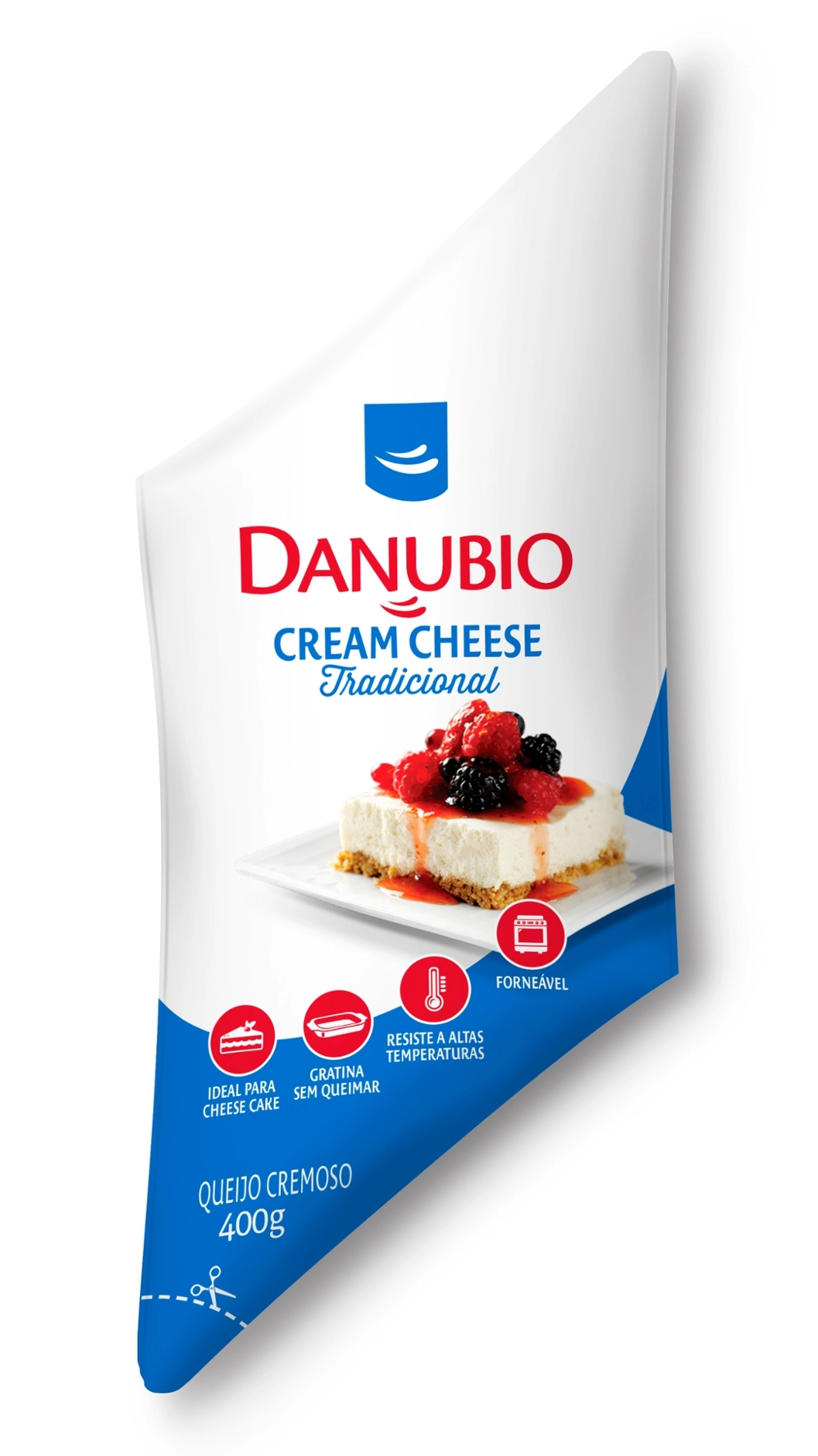Cream Cheese Cremoso Tradicional Danubio Bisnaga 400g