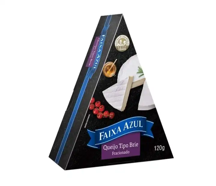 Queijo Brie Fracionado Faixa Azul 120g