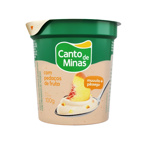 Iog Canto De Minas Grego Pessego 100g