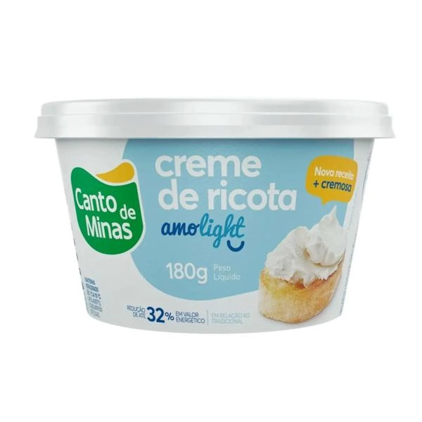Creme De Ricota Light Pt 20x180 G