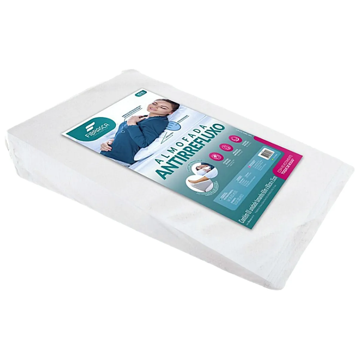 Almofada Antirrefluxo Fibrasca 60X80X15cm