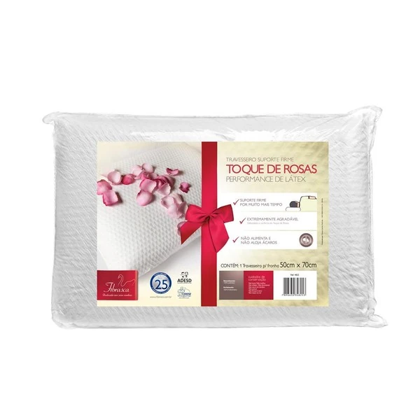 Viscoelástico E Latéx Sintético Fibrasca Toque De Rosas 50 X 70 Cm