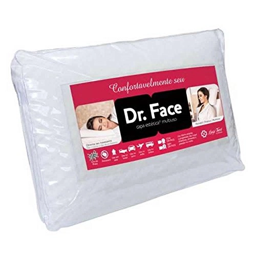 Capa Para Travesseiro Luigi Trevi Estética Dr. Face 50x70 Cm Branco
