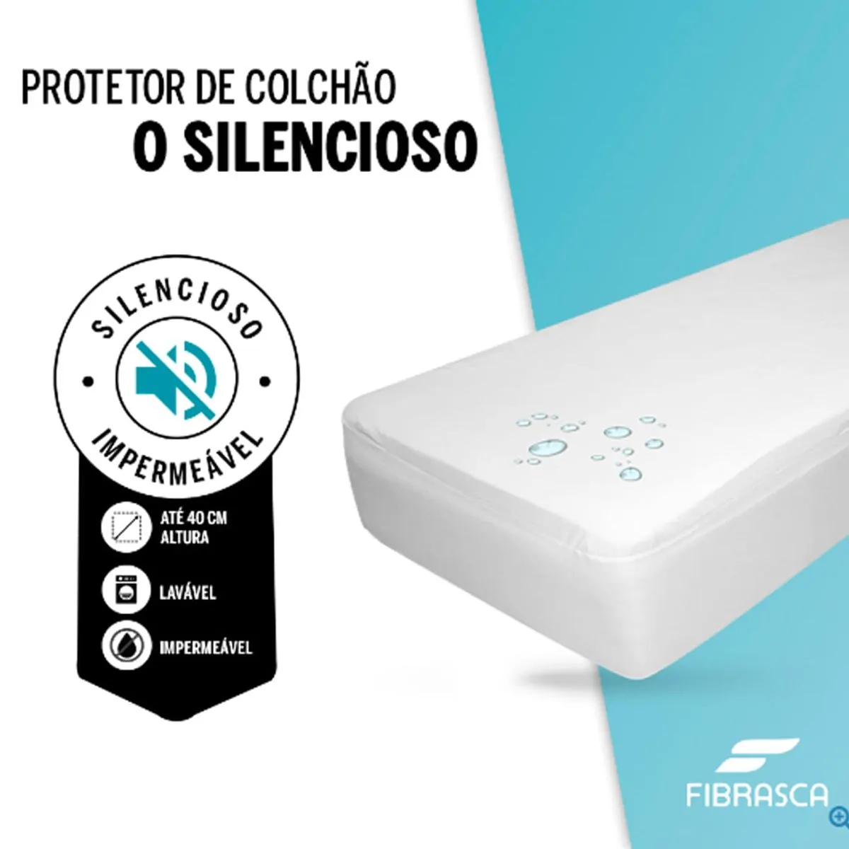 Lencol Protetor Impermeavel Fibrasca Casal