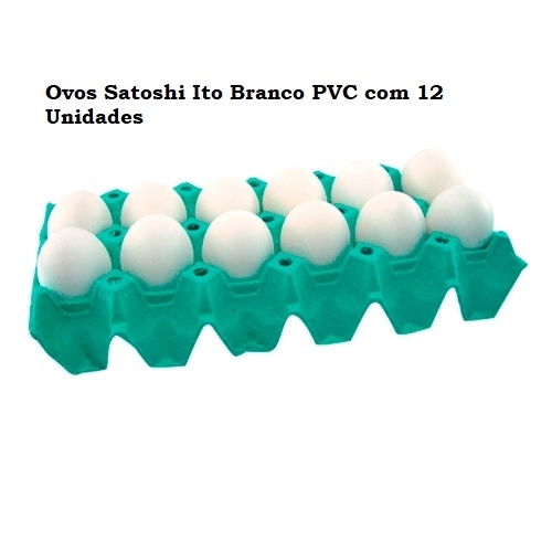 Ovo Grande Branco Pvc Com 12 Satoshi