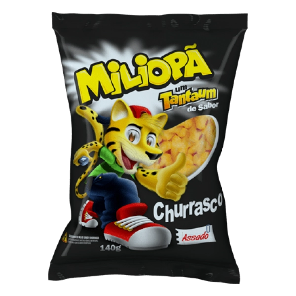 Salgadinho Miliopa Churrasco 140g