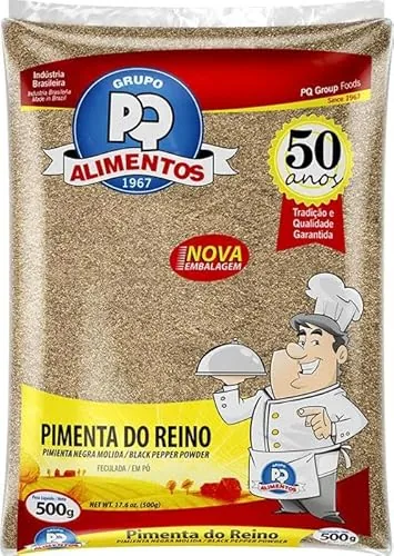 Pimenta Do Reino Moída Preta 500g Pq