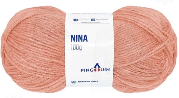 Novelo La Nina 40g Cor 3391 Pastel Rose Pingouin