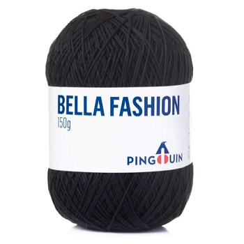 Fio P Croche Pingouin Bella Fash 0100 Pt