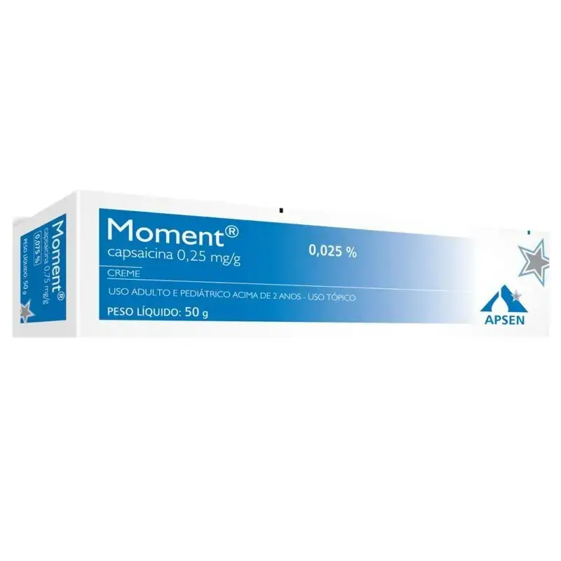 Moment 0,25mg/g Apsen Caixa 50g