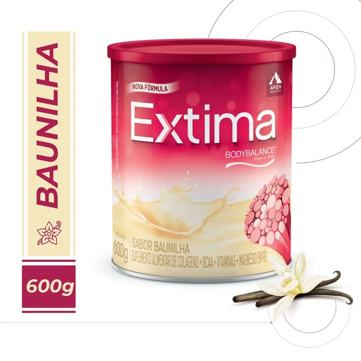 Extima Pó Baunilha Bodybalance Lata 600g