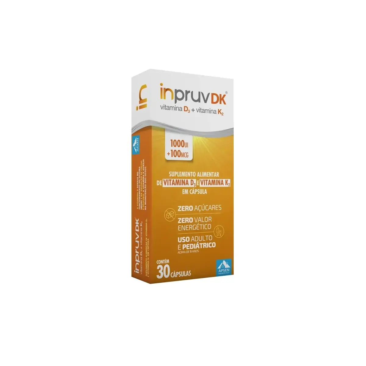 Inpruv Dk 1.000ui 100mcg Cx 30 Cap