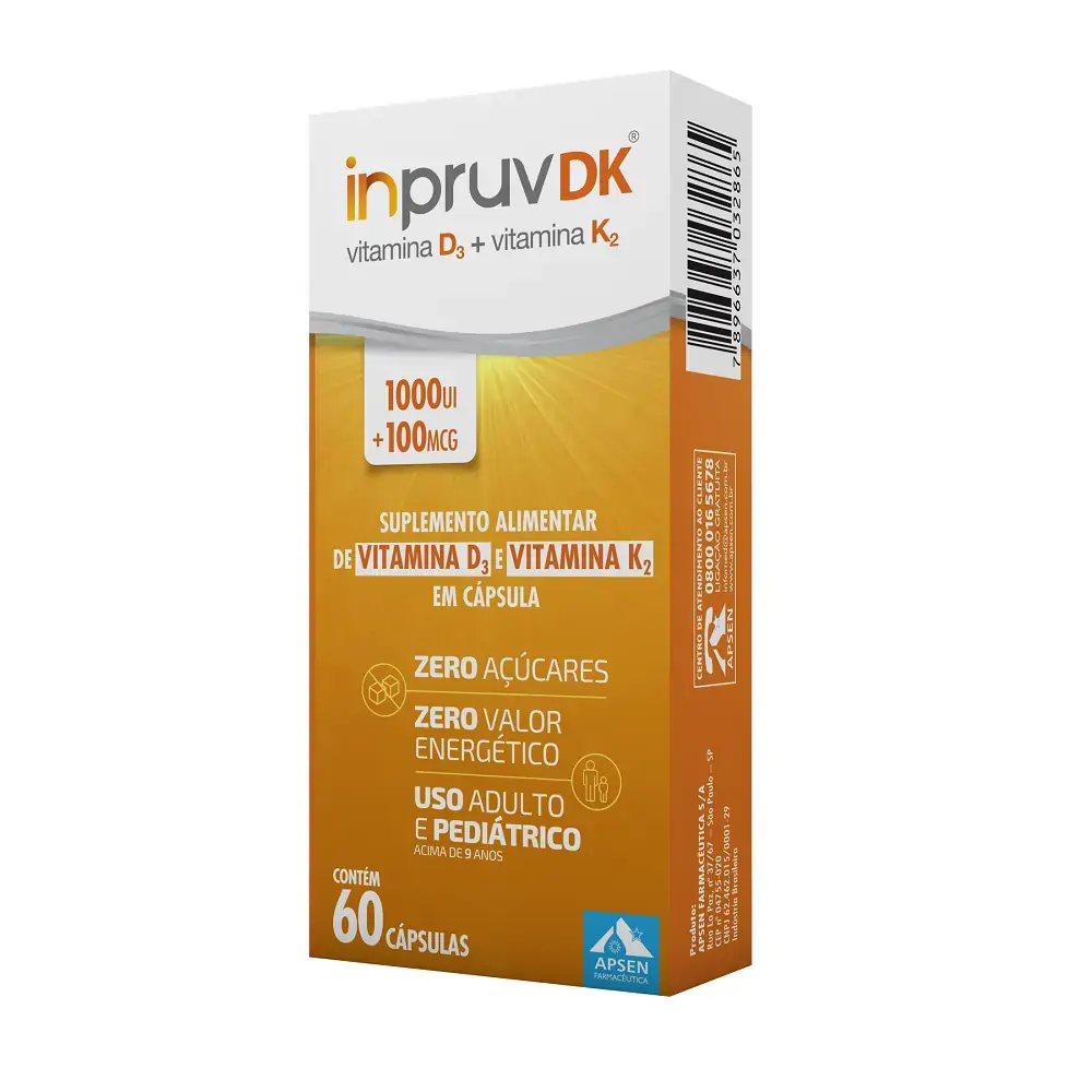 Inpruv 1.000ui 100mcg Fr 60 Cap