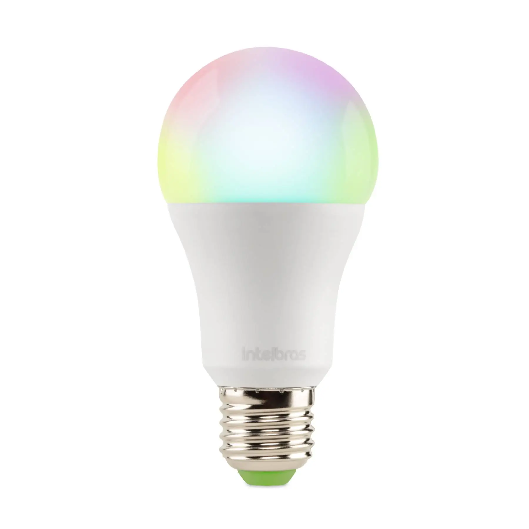 Lâmpada de LED Inteligente E27 Bulbo 10W 806lm Luz RGB Bivolt Intelbras